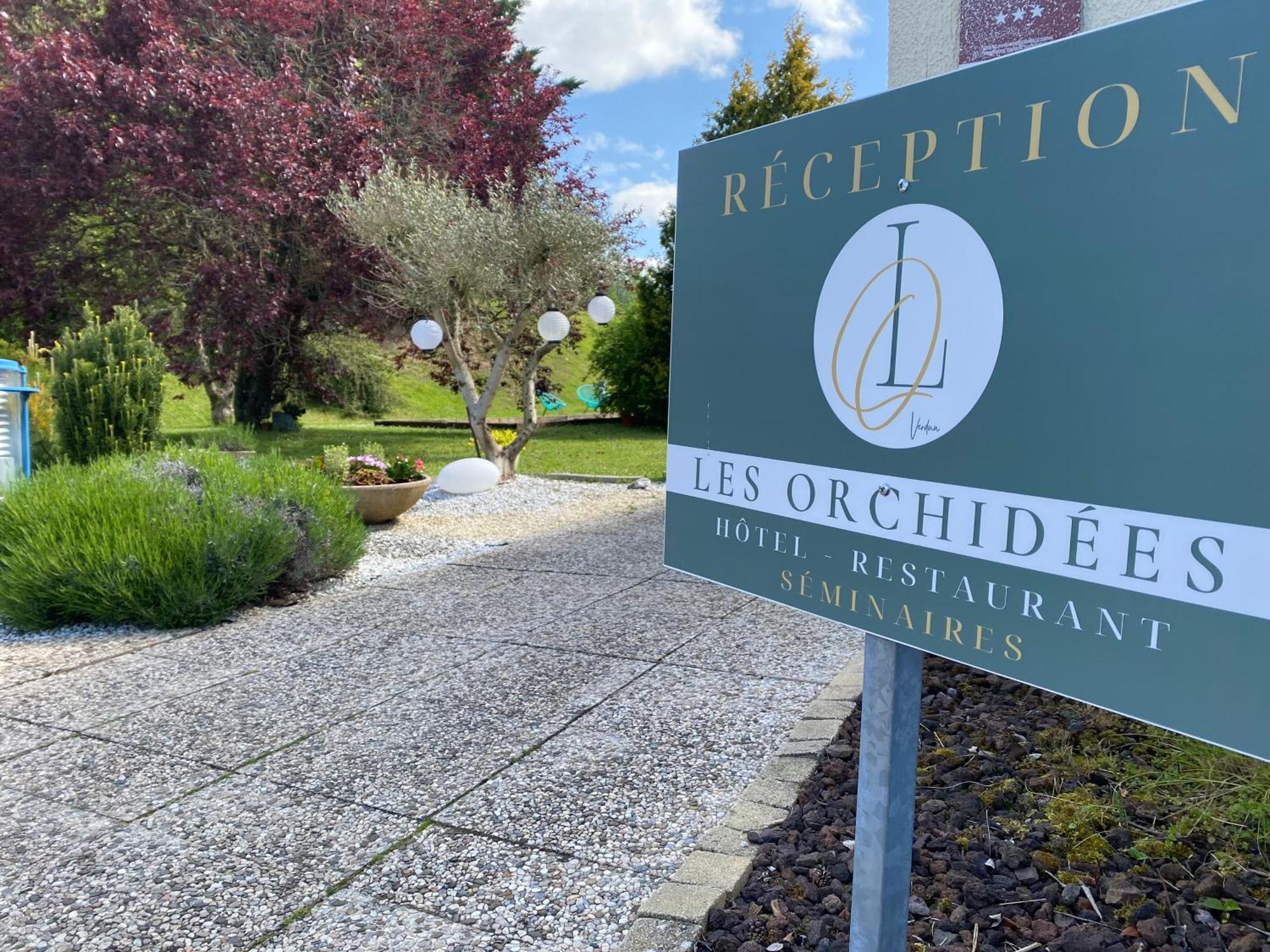 Les Orchidees , Hotel & Restaurant 默兹河畔凡尔登 外观 照片
